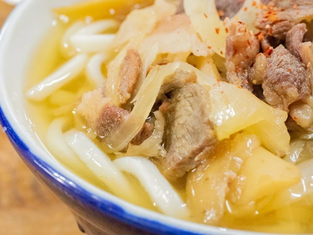 稲田屋:肉うどん