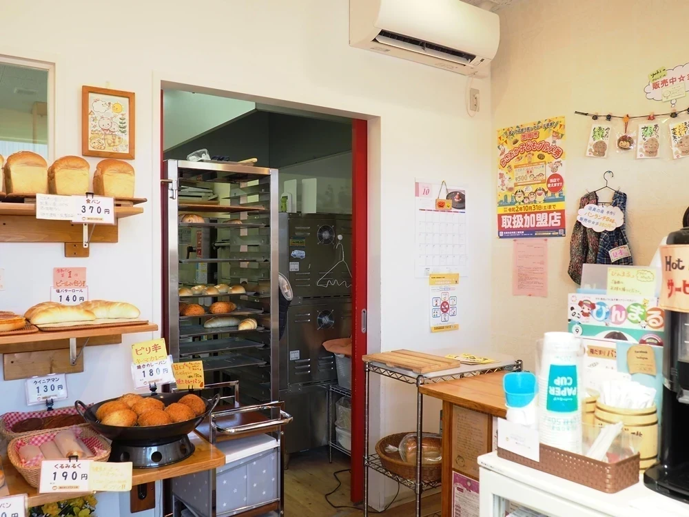 陽だまりパン工房 店内