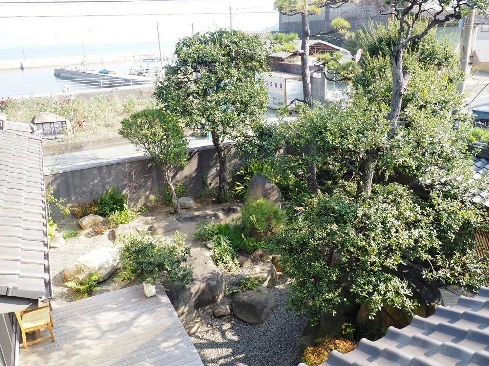 燧冶 2階大部屋からの眺め