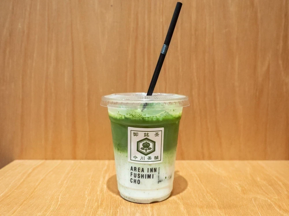 2020年 AREA INとのコラボメニュー(抹茶ラテ)