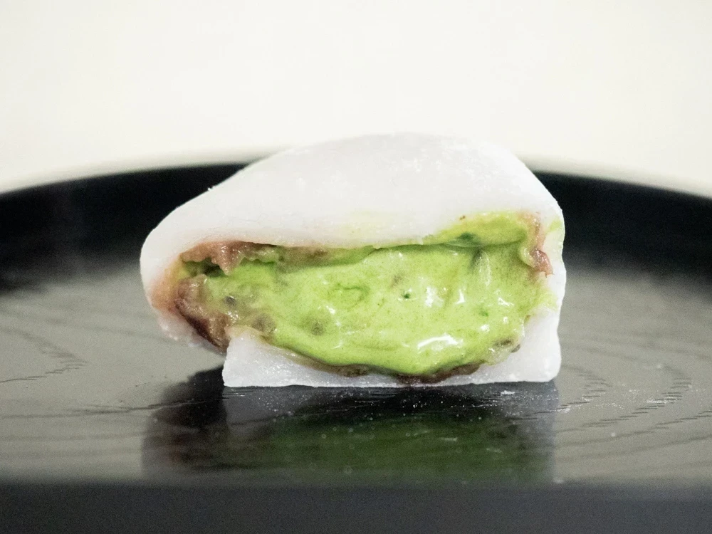 今川茶舗:抹茶「天王山」生大福