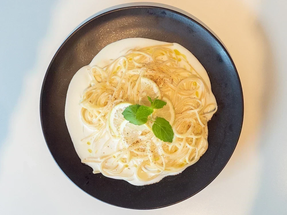 a cafe:瀬戸内レモンクリームパスタ