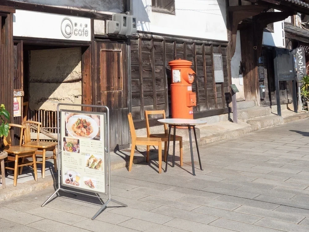 a cafe:テラス席