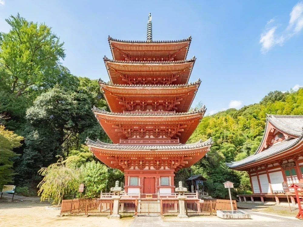 明王院:五重塔