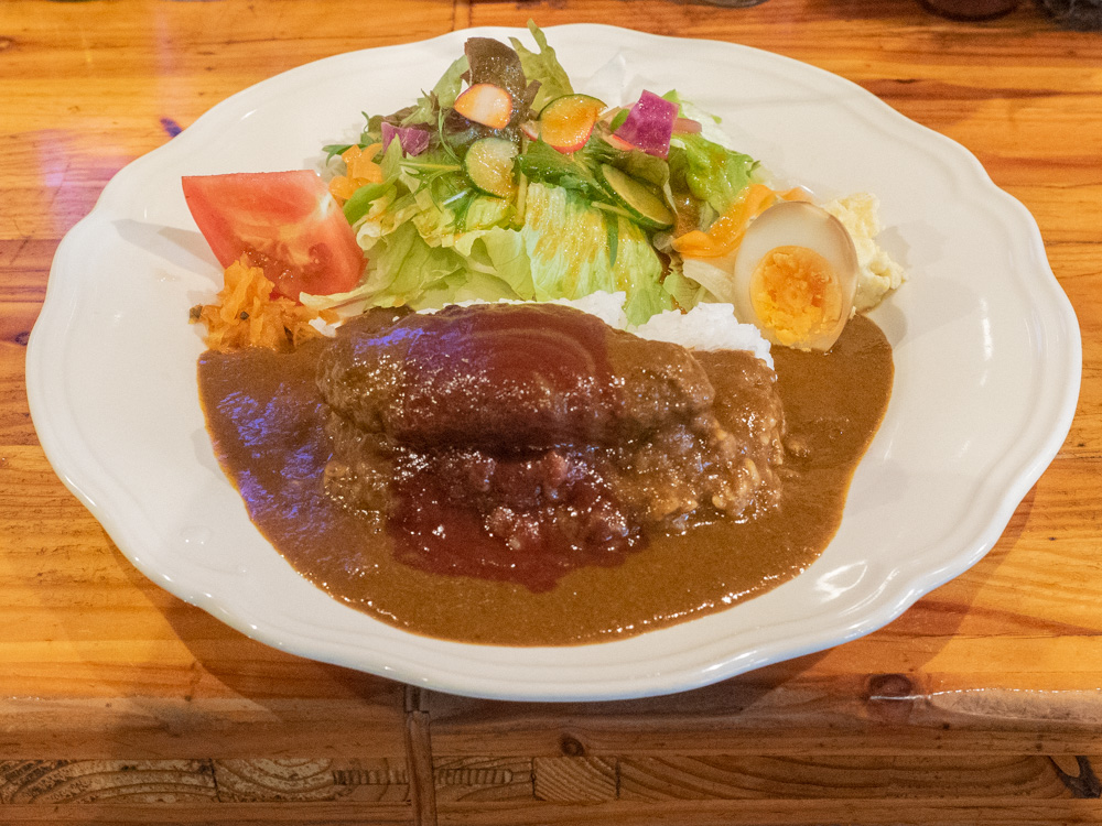 アップルスパイス：ハンバーグカレー