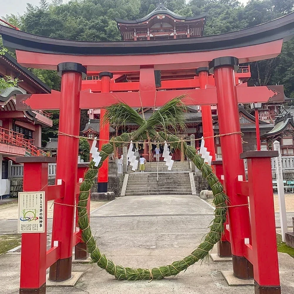 草戸稲荷神社:夏越大祓 茅の輪くぐり