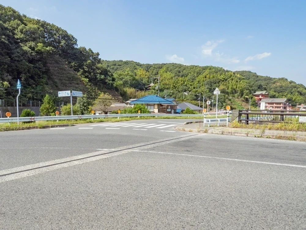 草戸稲荷神社：行き方 常福橋から草戸稲荷神社・明王院方面へ曲がる