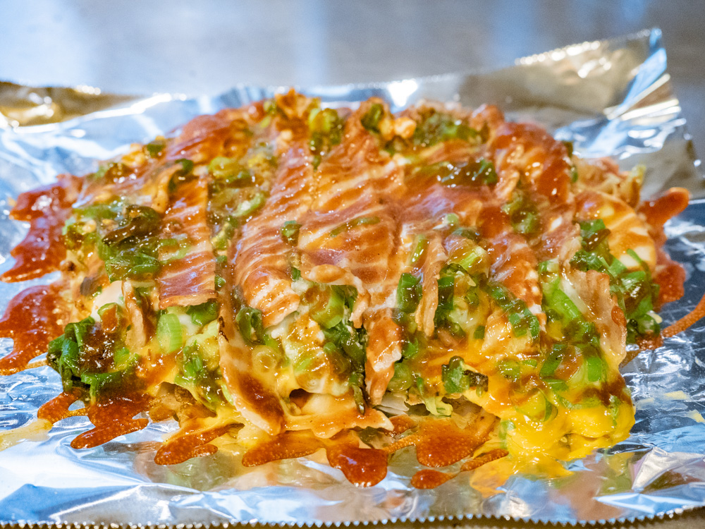 はっせい船町店。：とんぺい焼