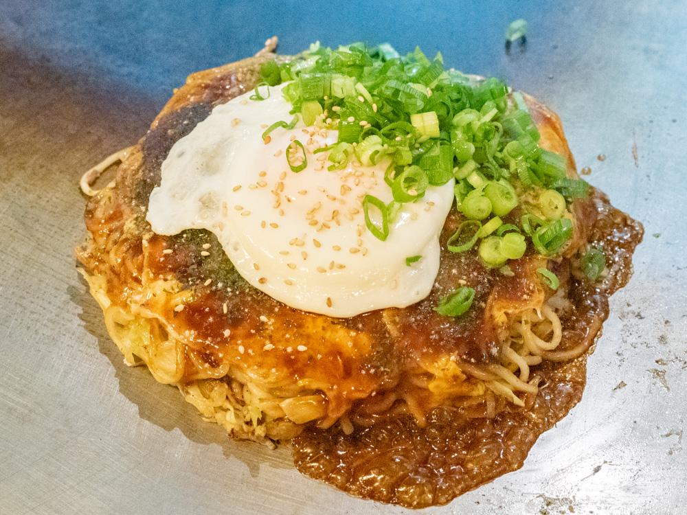 はっせい船町店。：お好み焼 (スタミナ焼)