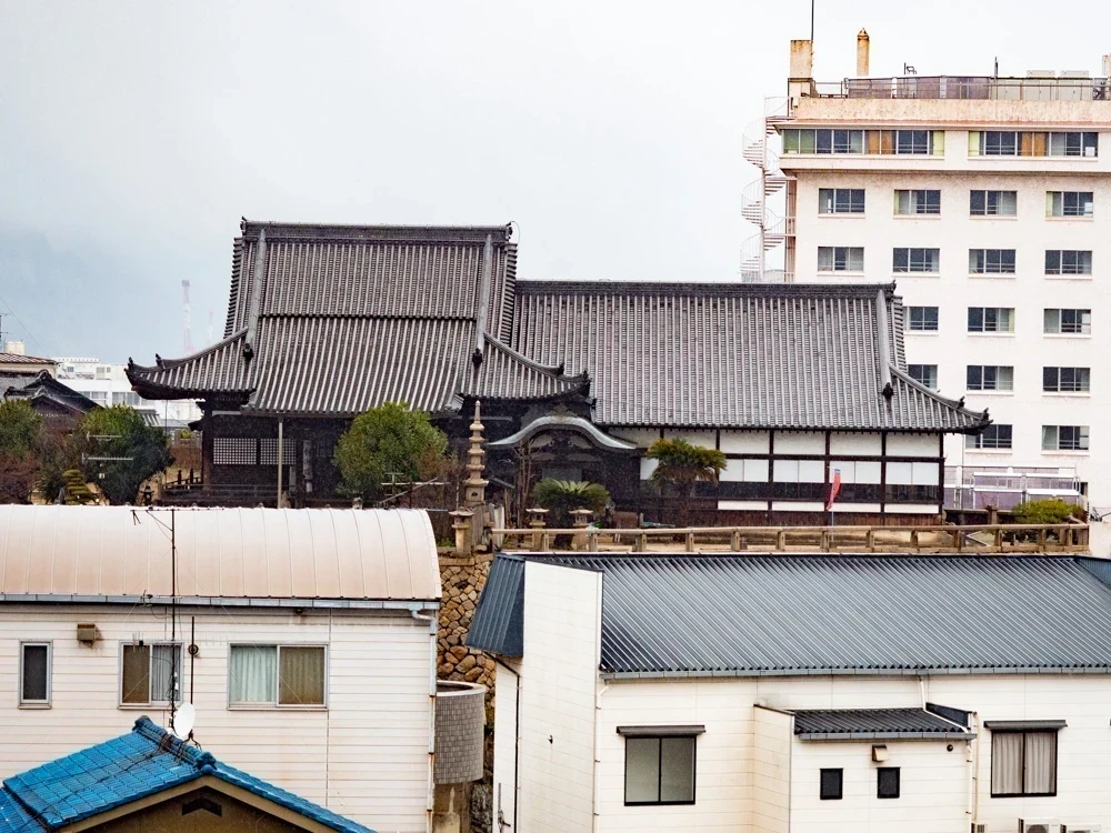 福禅寺:境内(円福寺より望む)