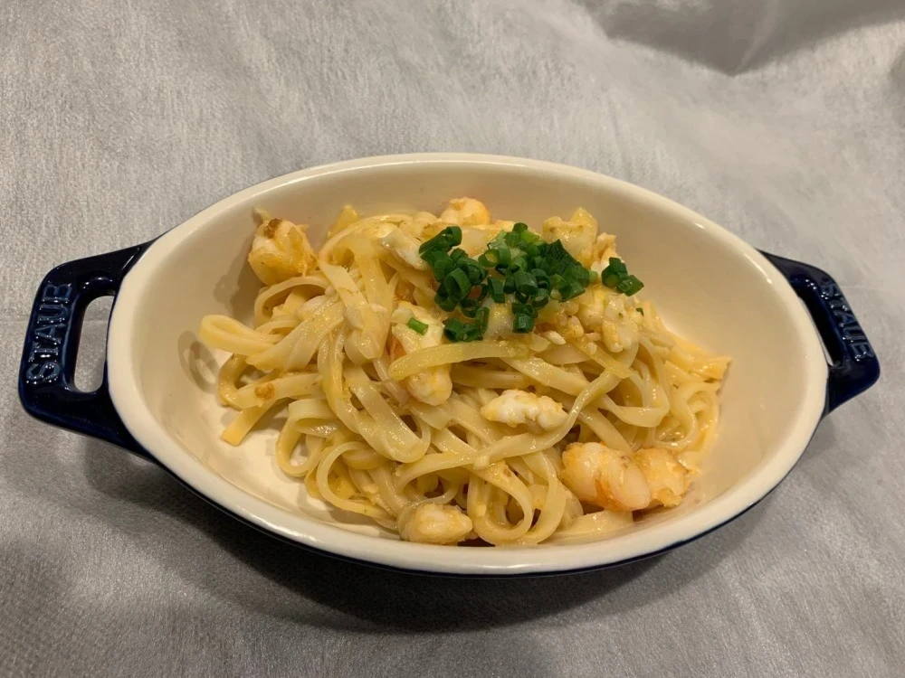 魚介かおるクリームパスタ 提供:洋風居酒屋パルクオーレ