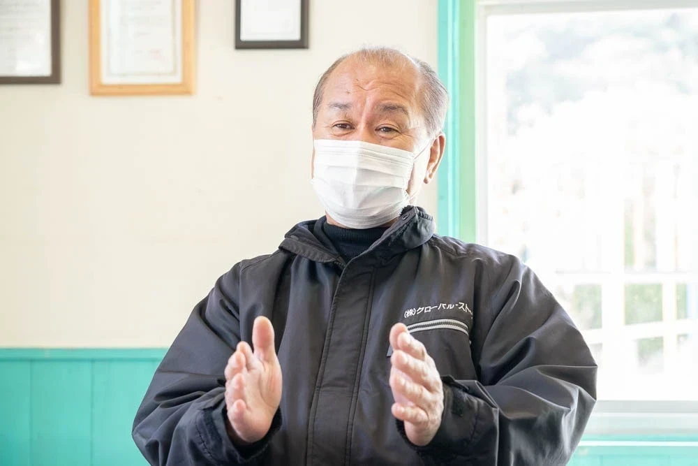 NPO法人かさおか島づくり海社 理事長 鳴本浩二さん