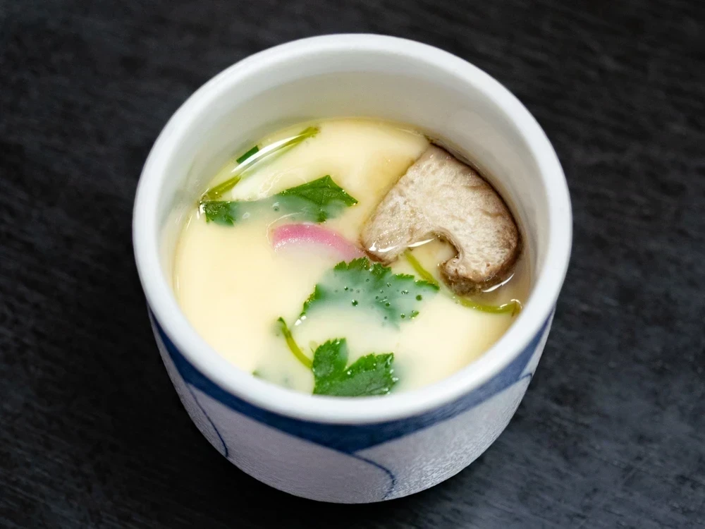 衣笠:鯛めし膳の茶碗蒸し