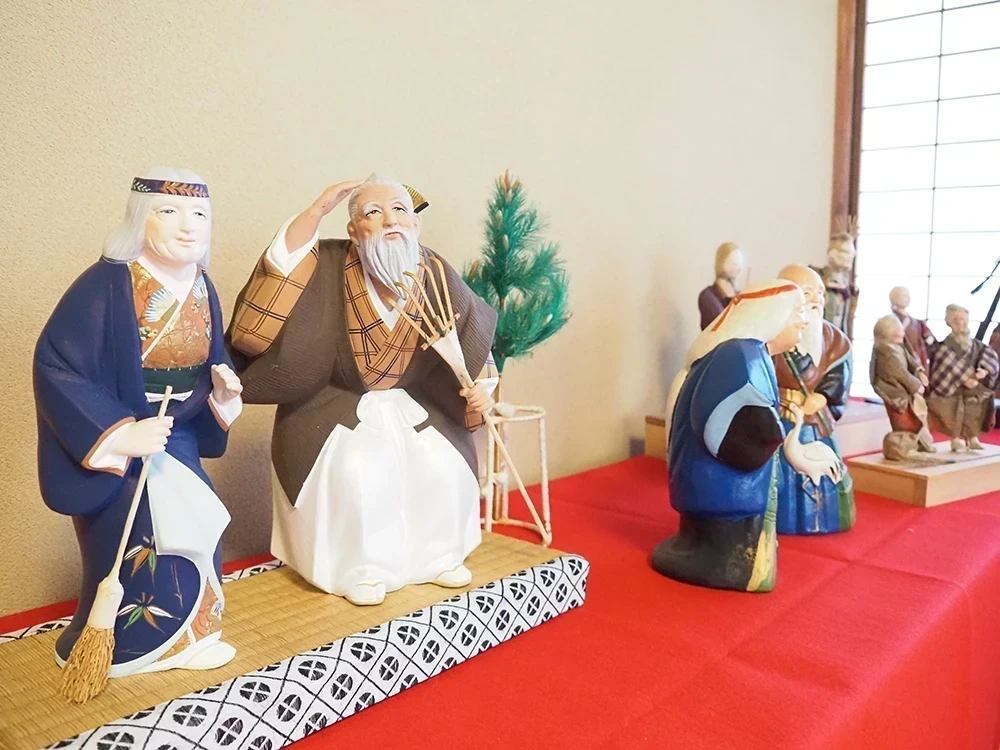 太田家住宅の雛飾り