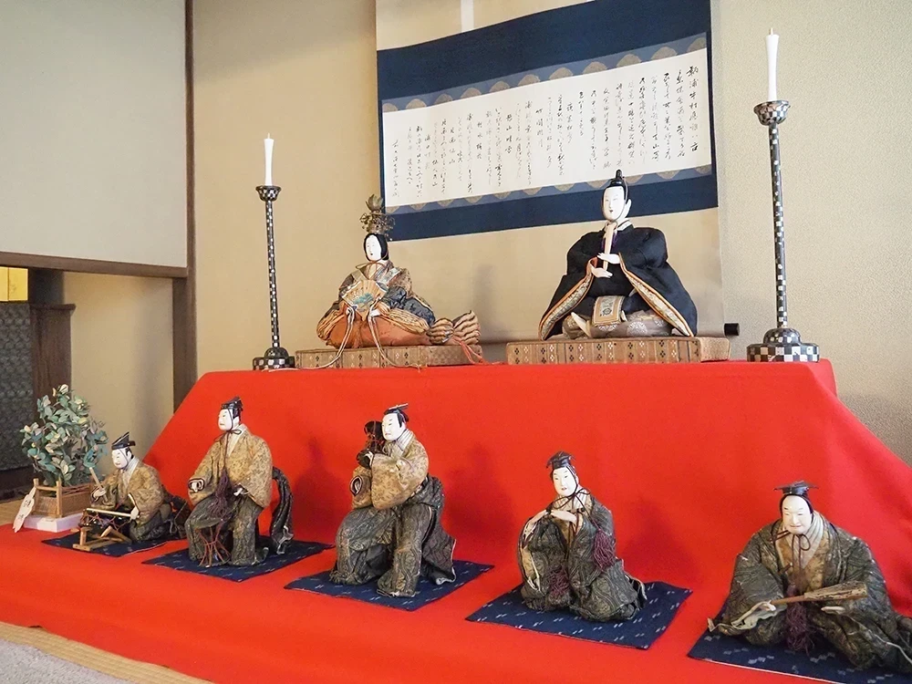 太田家住宅の雛飾り