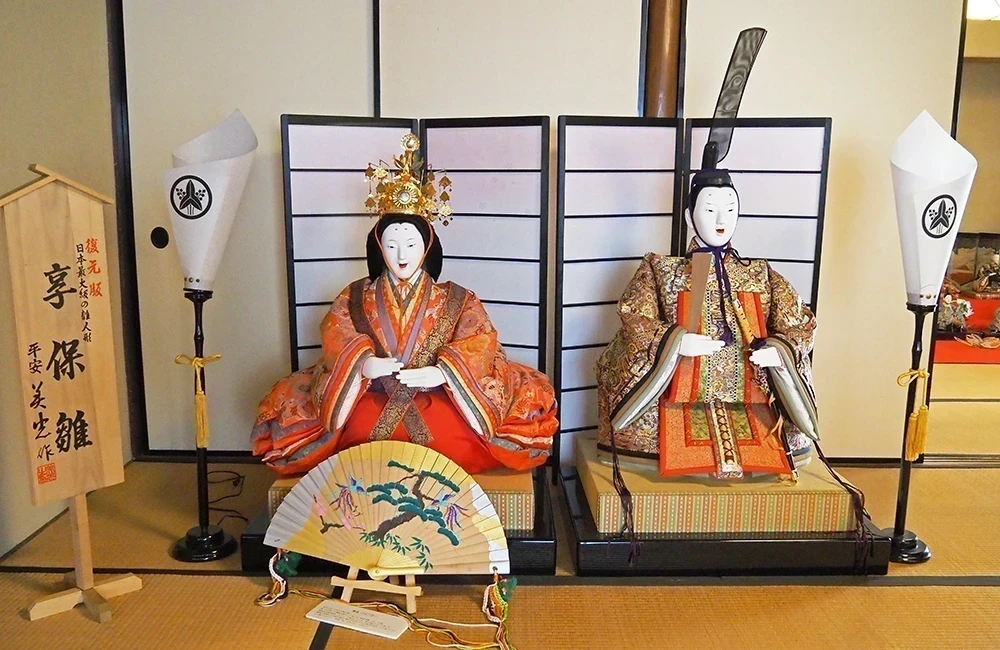 太田家住宅の雛飾り