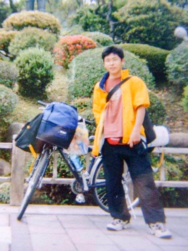 自転車旅のようす （写真提供：そらいろ）