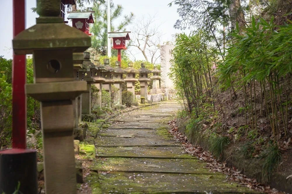 白雲大社の参道