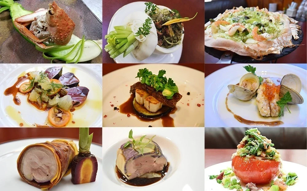 Aij-to(アジト):コースに出される料理の一例