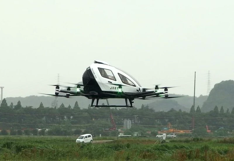 空飛ぶクルマのデモフライト 〜 笠岡ふれあい空港で一般社団法人MASCが国内初の屋外試験飛行成功