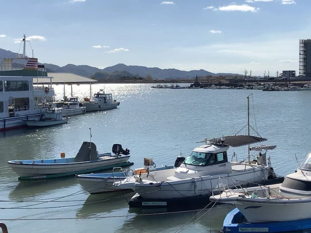 笠岡の港