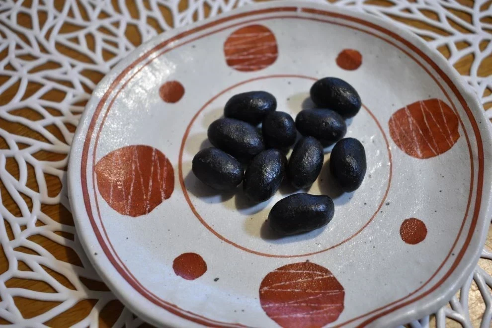 竹炭豆