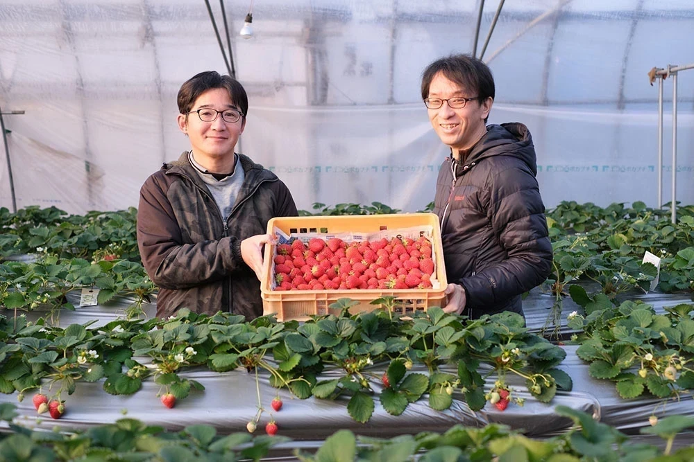 生産者とパシオン山脇 節史さん