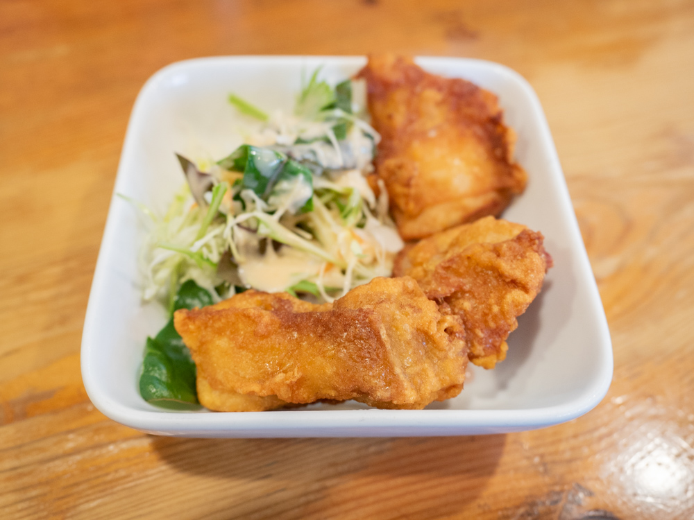 セットのからあげ (過去の訪問時に撮影)