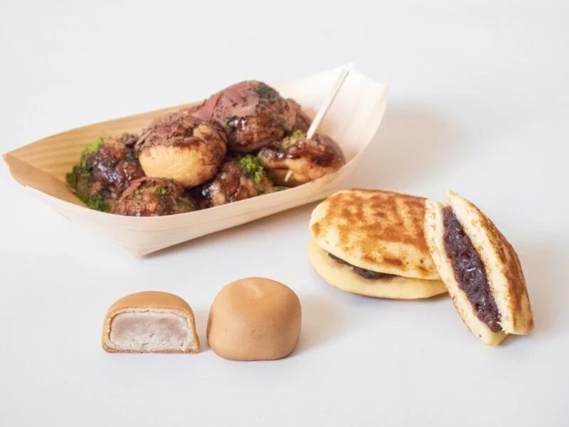 虎屋：とんど饅頭・虎焼・そっくりスイーツ(たこ焼き)