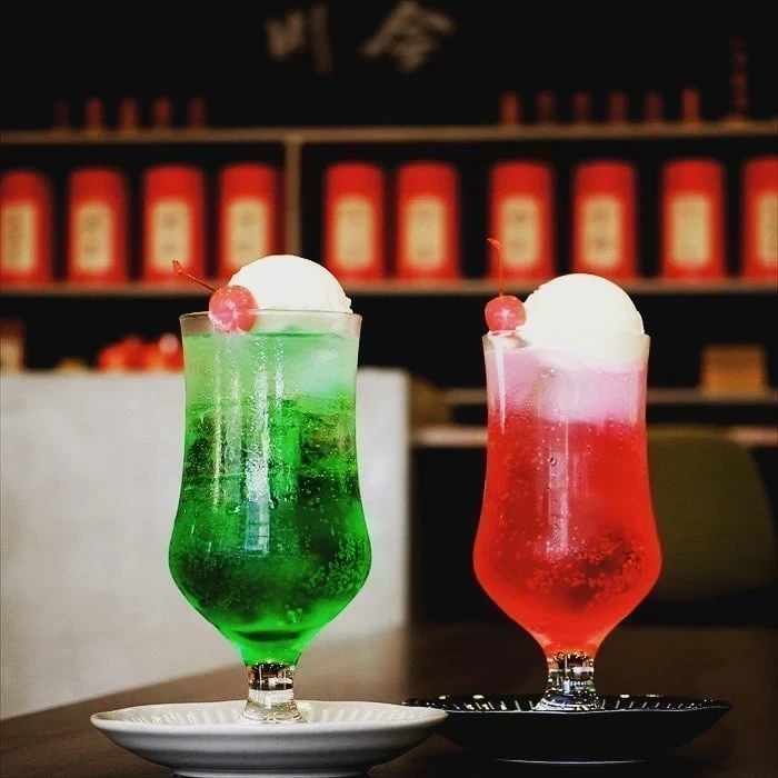 今川茶舗:クリームソーダ
