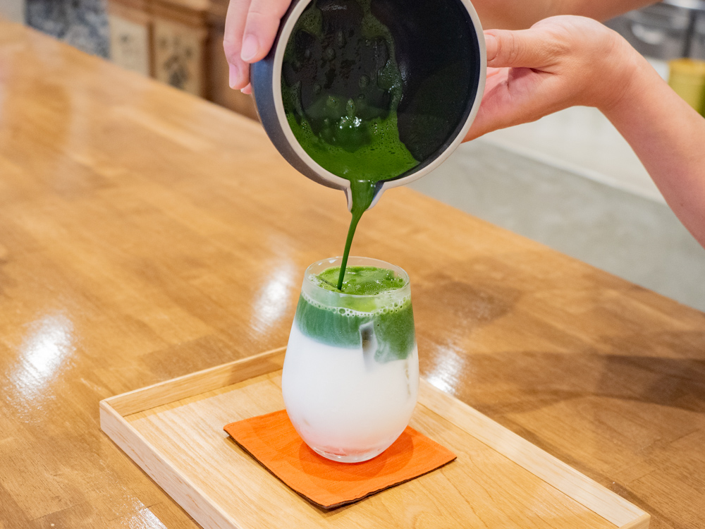 今川茶舗：抹茶ラテ アイス