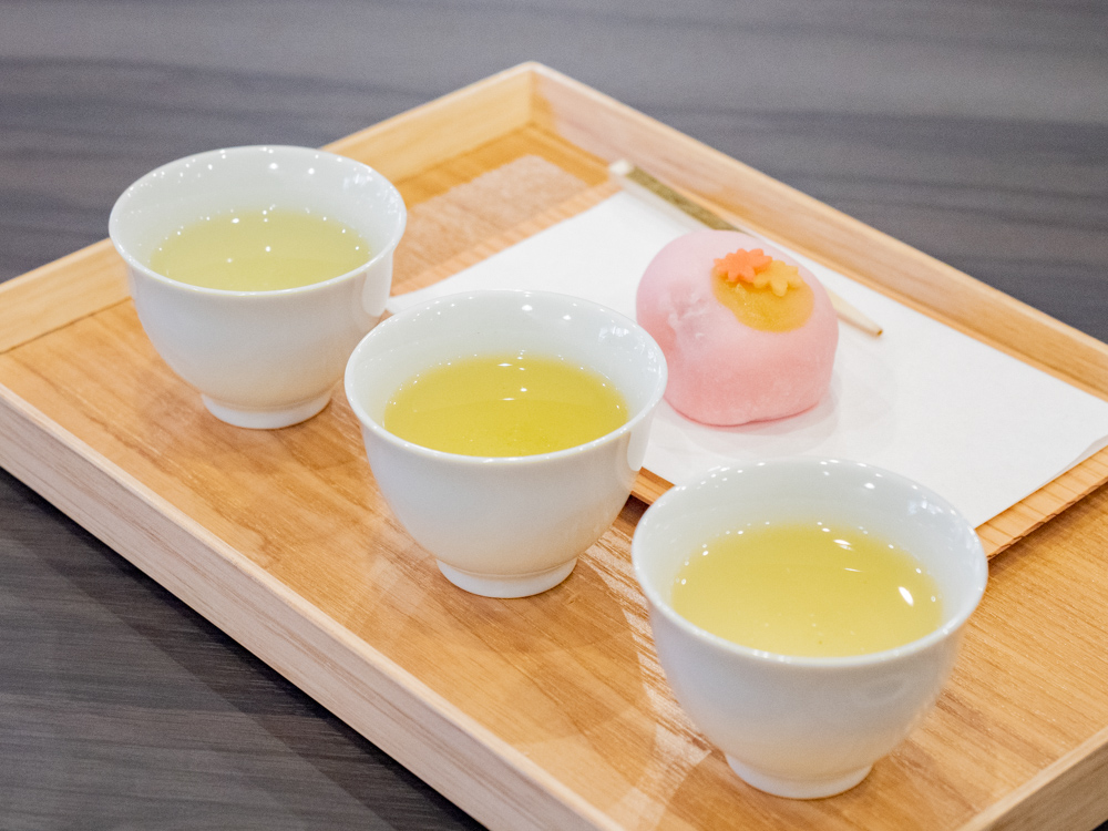 今川茶舗:緑茶飲み比べ