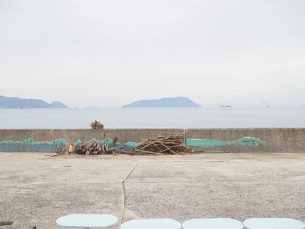 六島浜醸造所からの景色