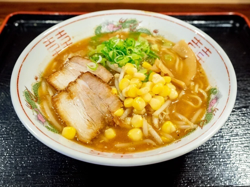 味噌ラーメン定食(過去の訪問時に撮影)