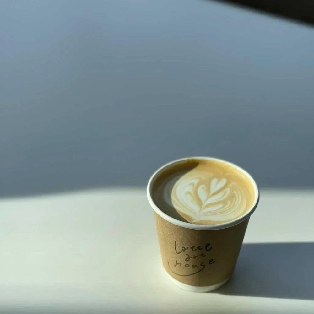 Latte art Houseのカフェラテ (提供:umika)