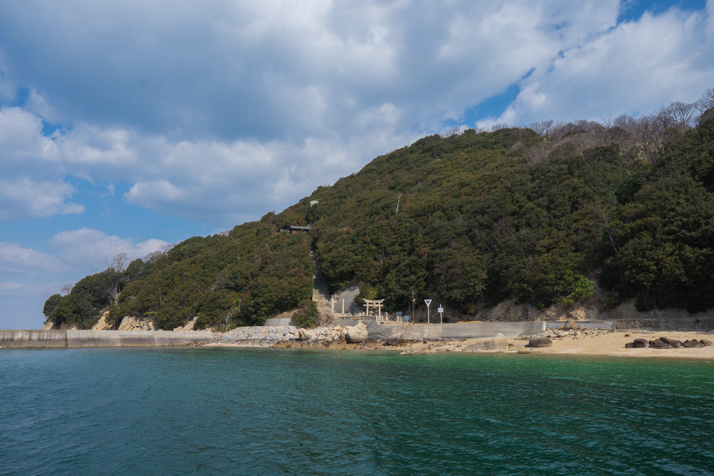 小飛島港からの景色