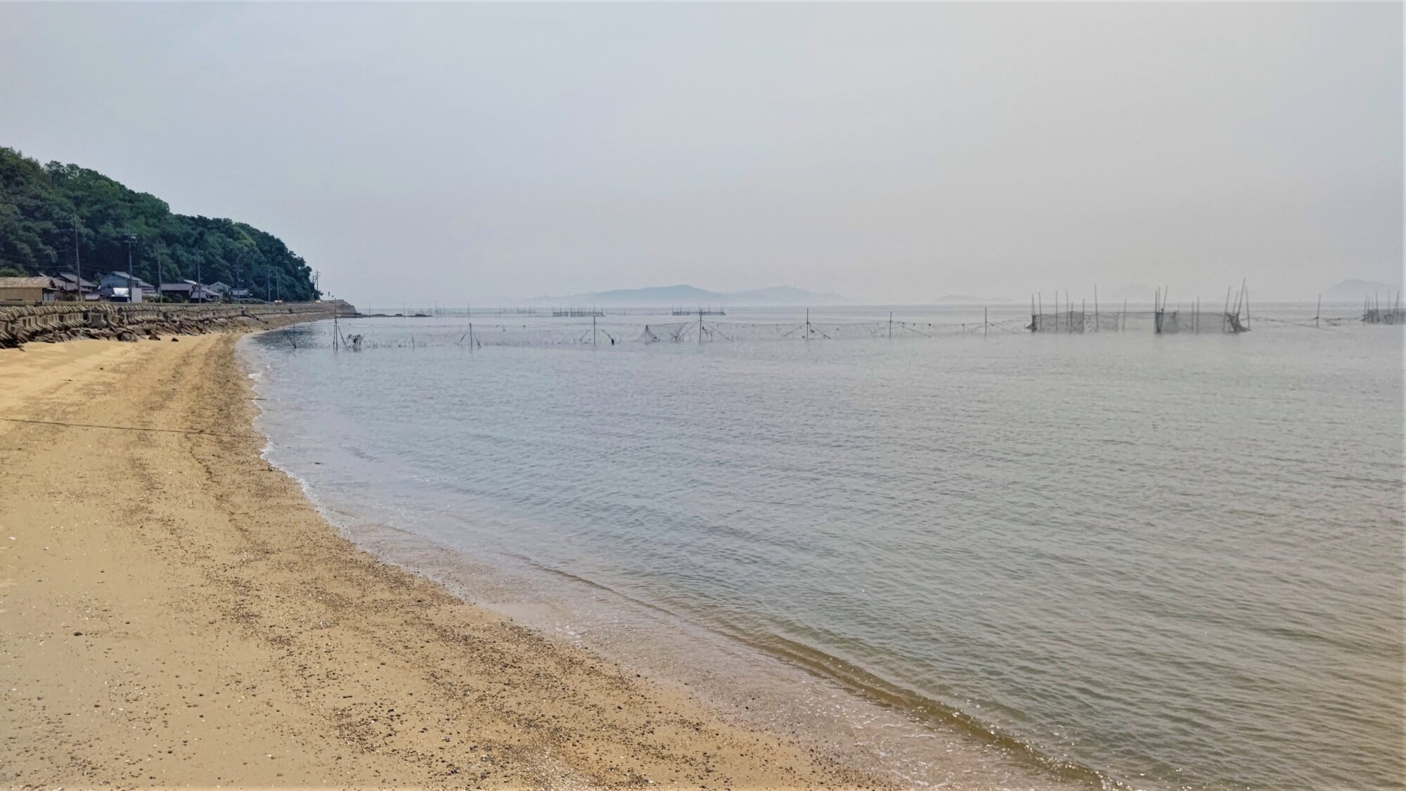 喧噪とは無縁の「生活の浜」、大工ノ浜。