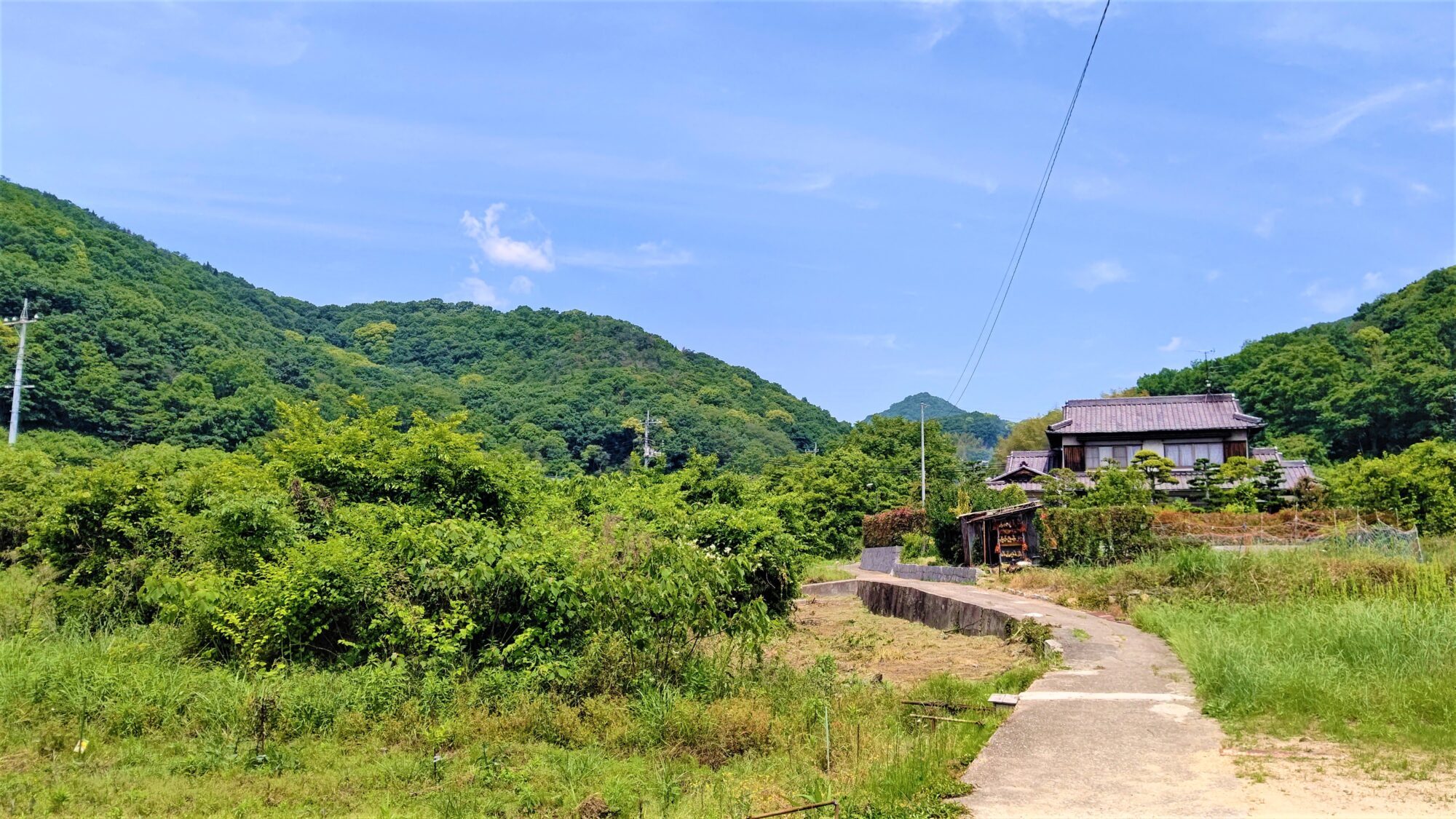 海だけじゃない。笠岡には素朴な里山の風景も広がっています。