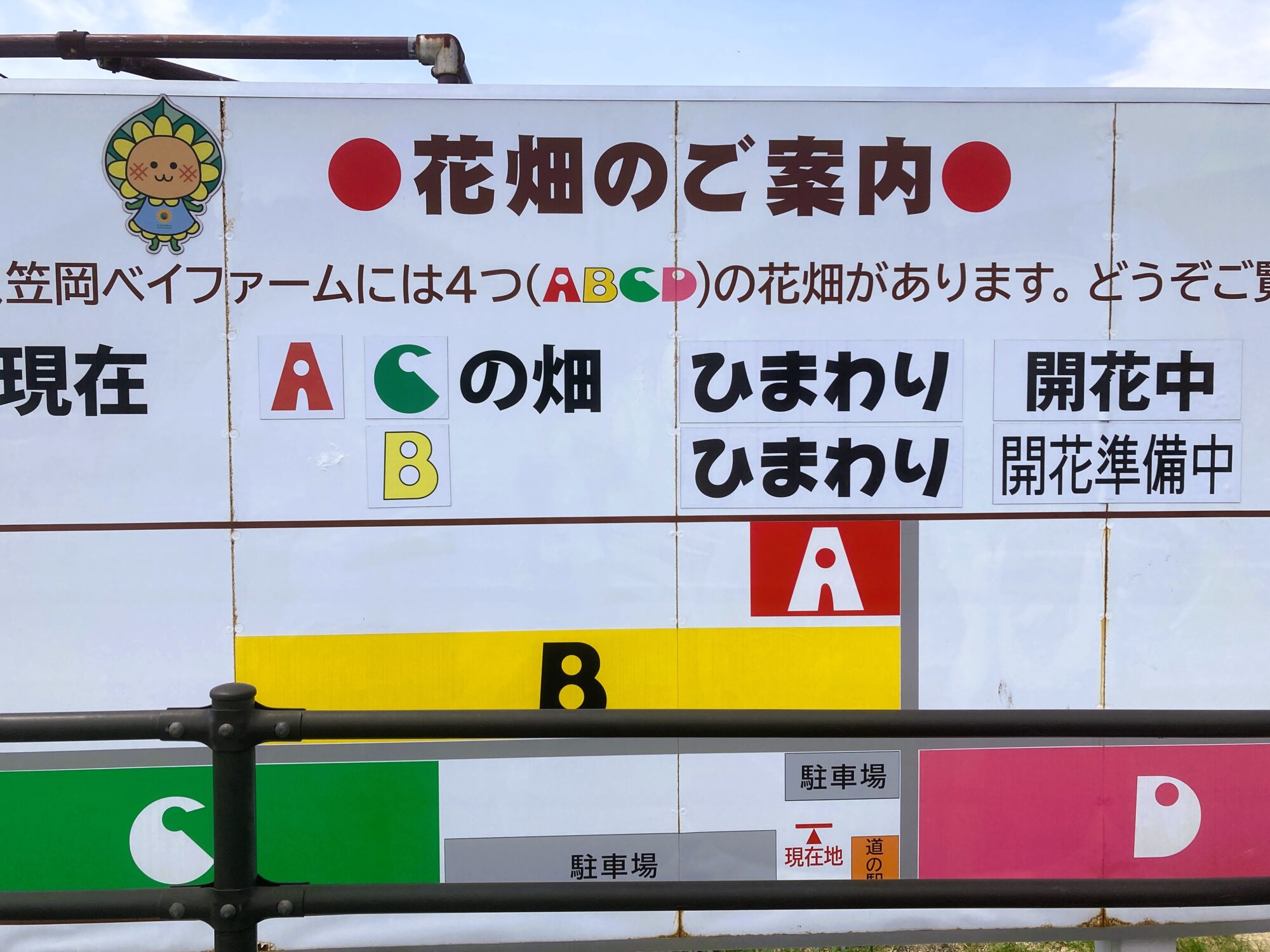 エリアの看板