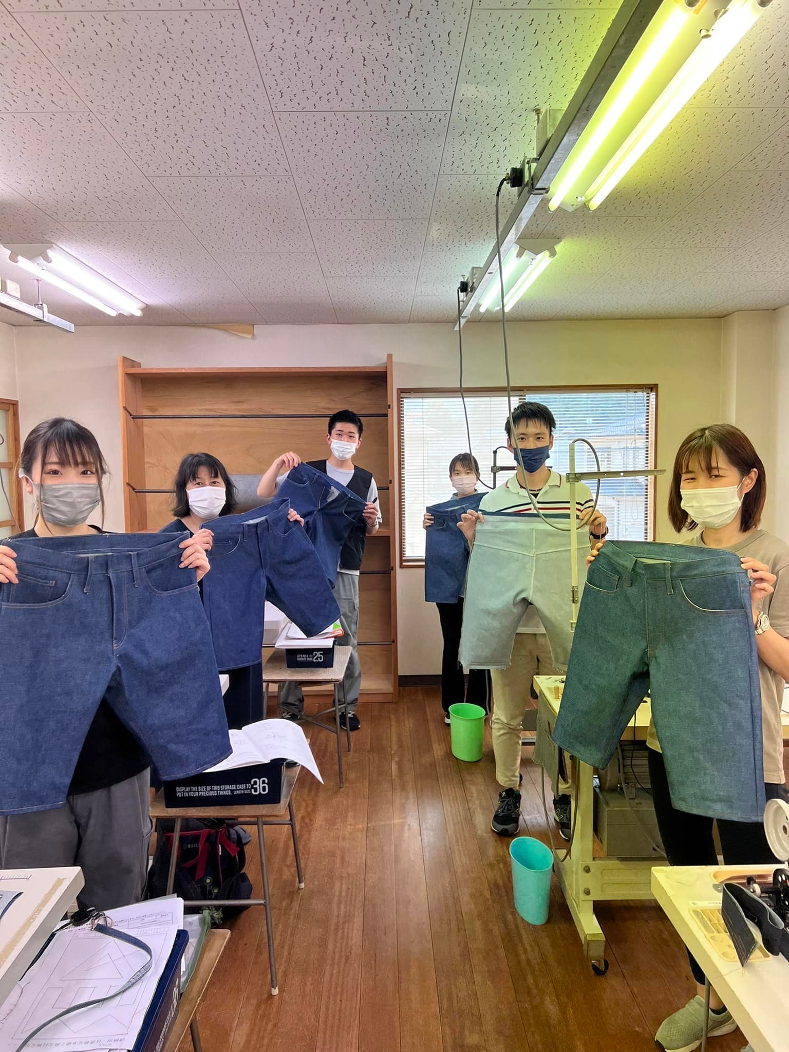 ハーフパンツも縫えました　(画像提供：HITOTOITO)