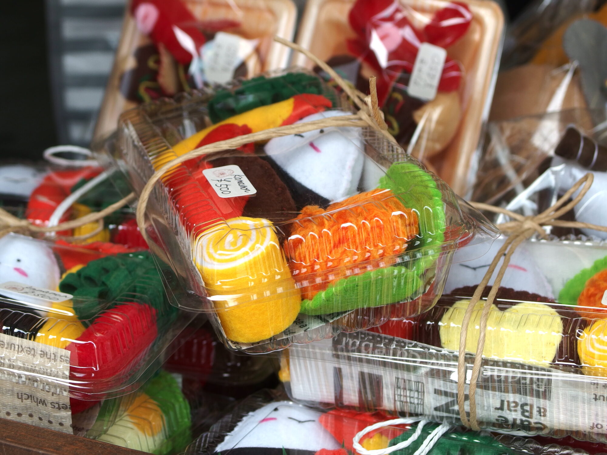 向島・かねよしのガレージセールのフェルトのお弁当