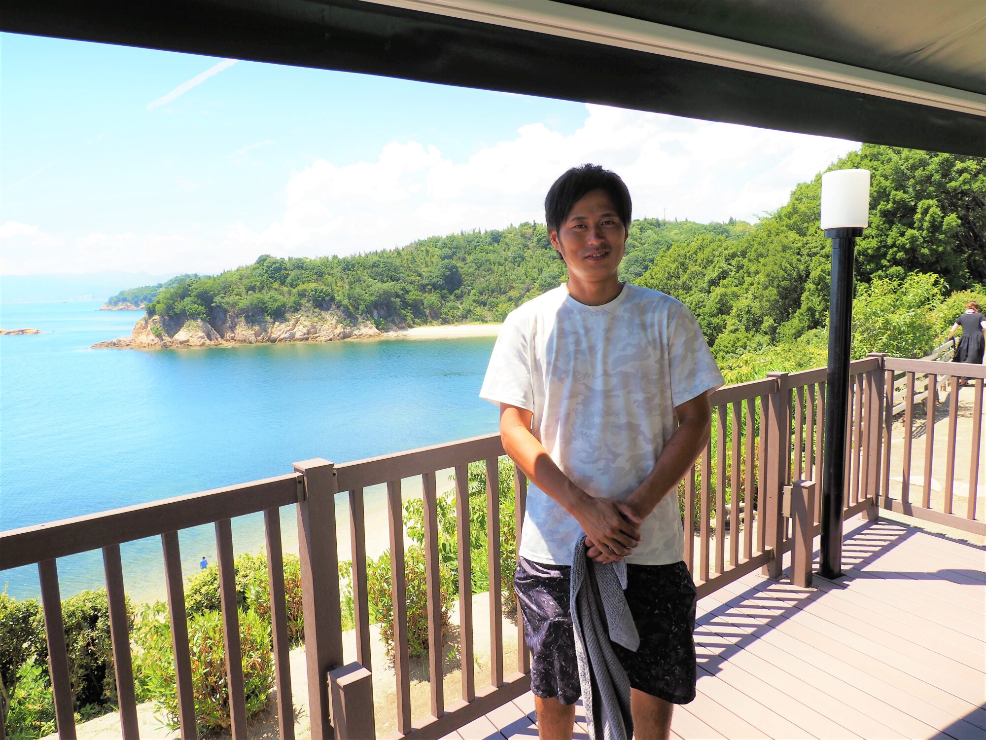 高島の海とともに
