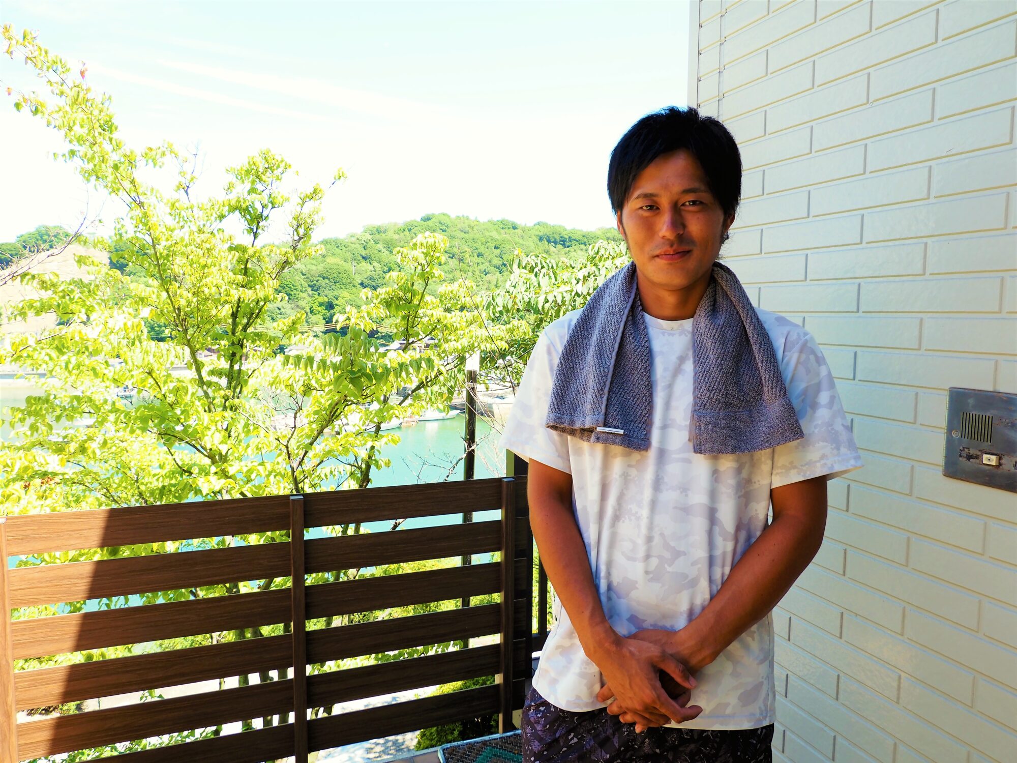 竹田水産代表の竹田航平さん