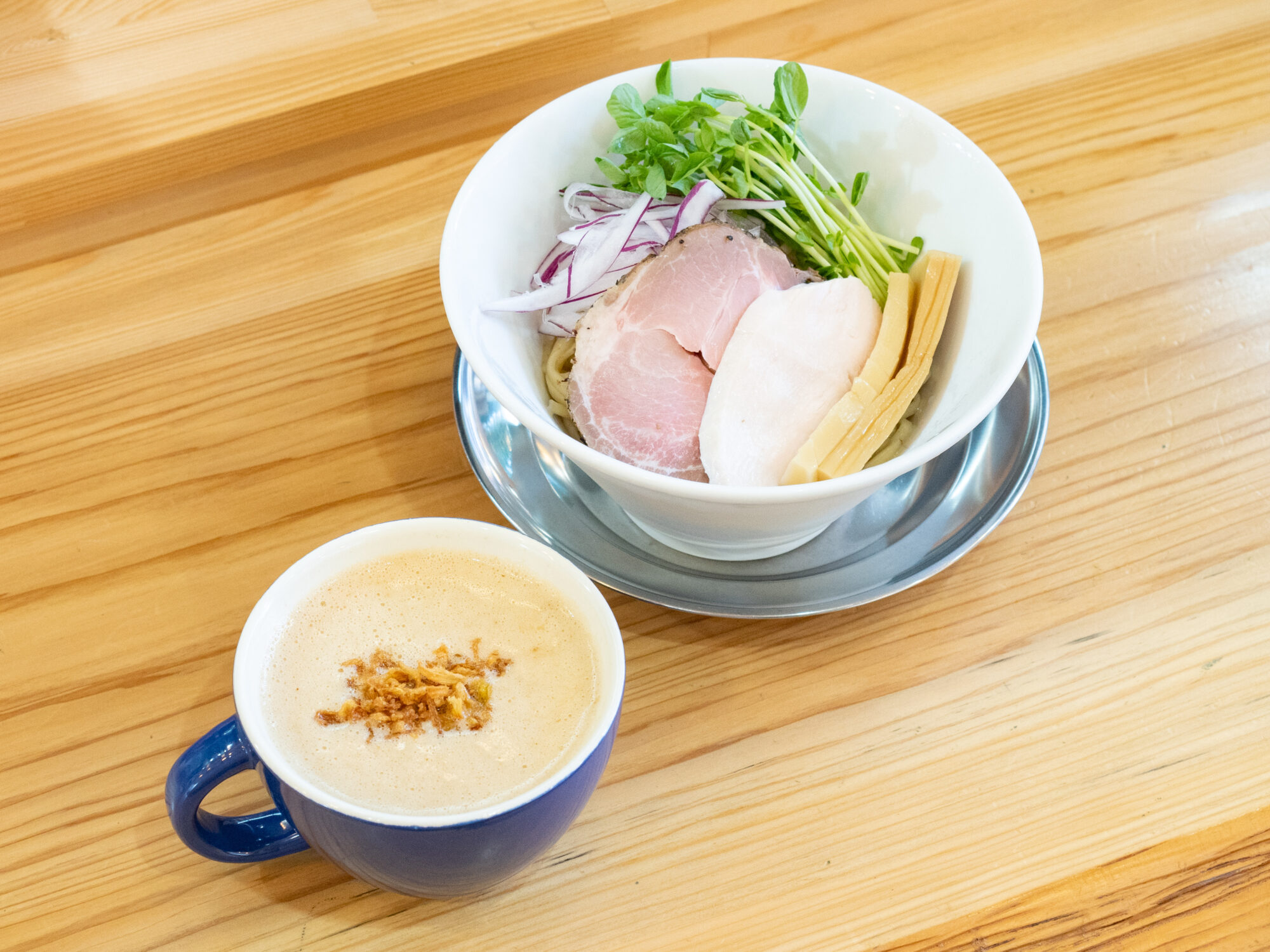 うおチキつけ麺 並(225グラム)