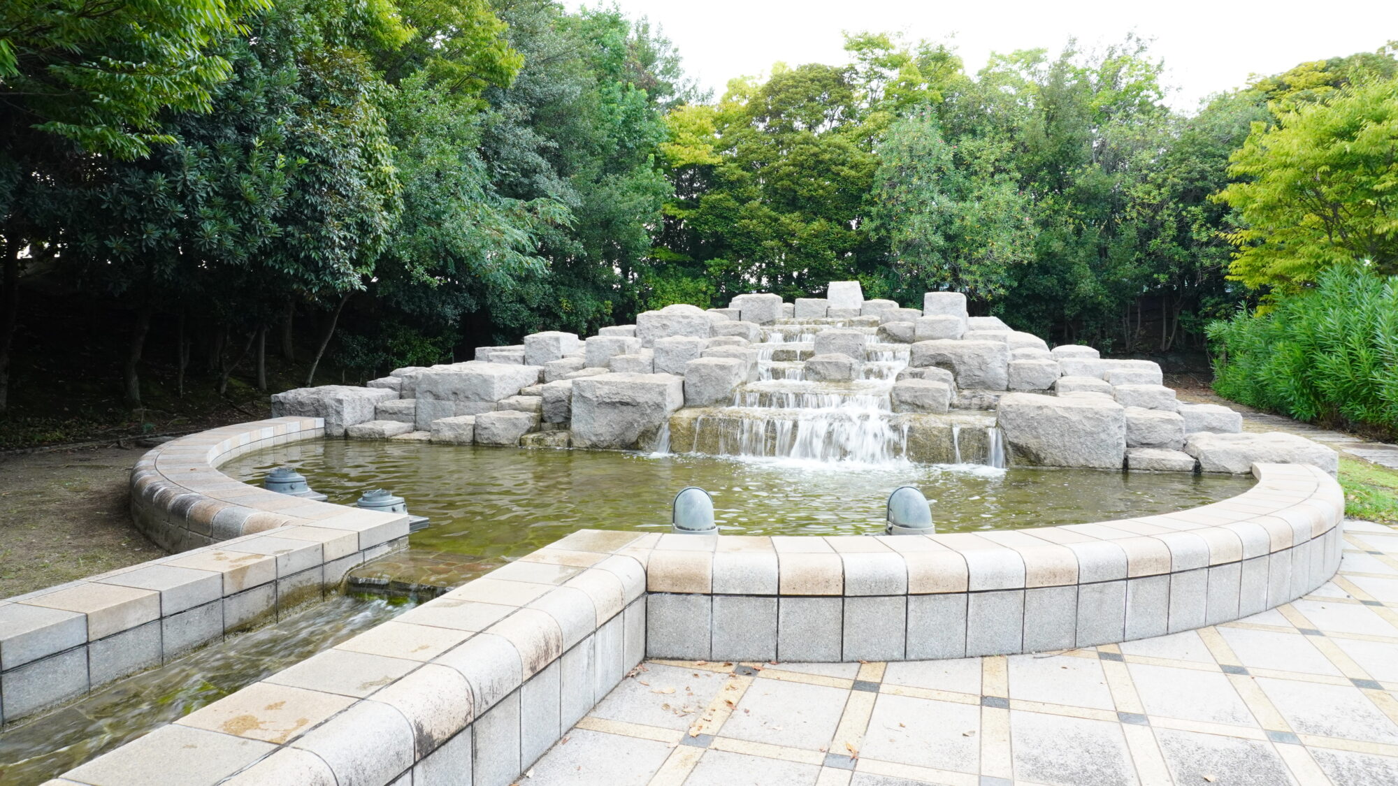 緑道　噴水