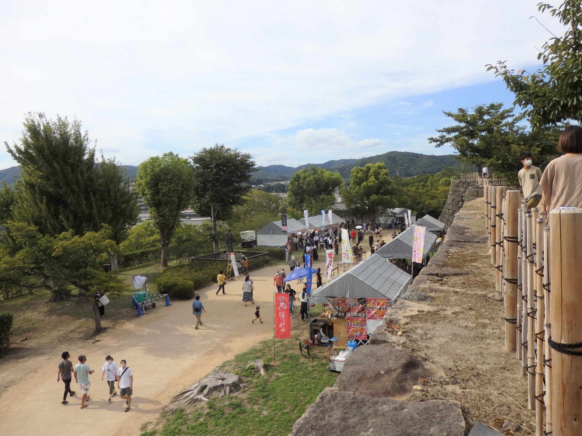 阿部正弘広場「福市・福座」の賑わい