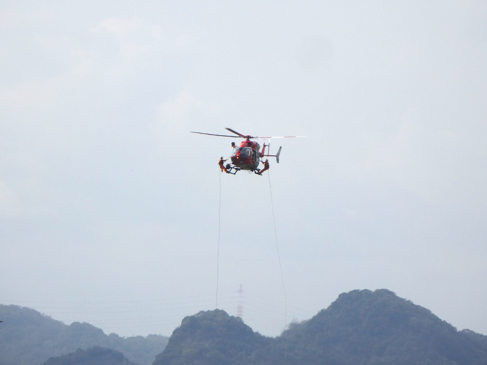 岡山市消防航空隊ヘリコプター
