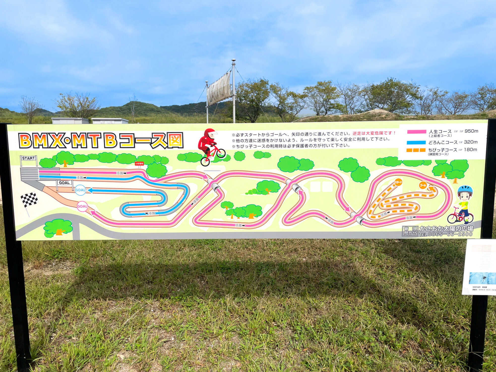 BMX・MTBの練習コース図