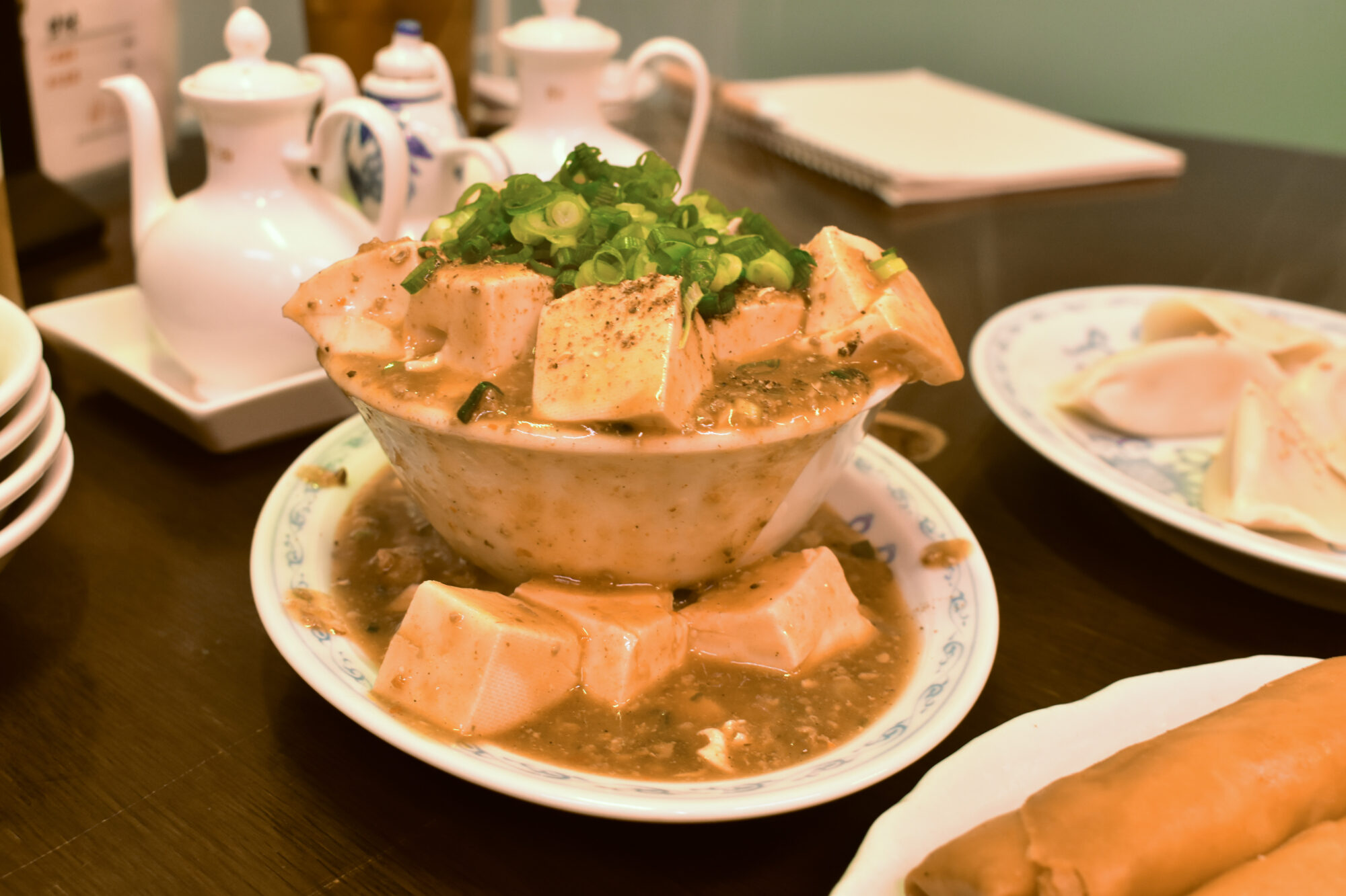 こぼれ麻婆豆腐