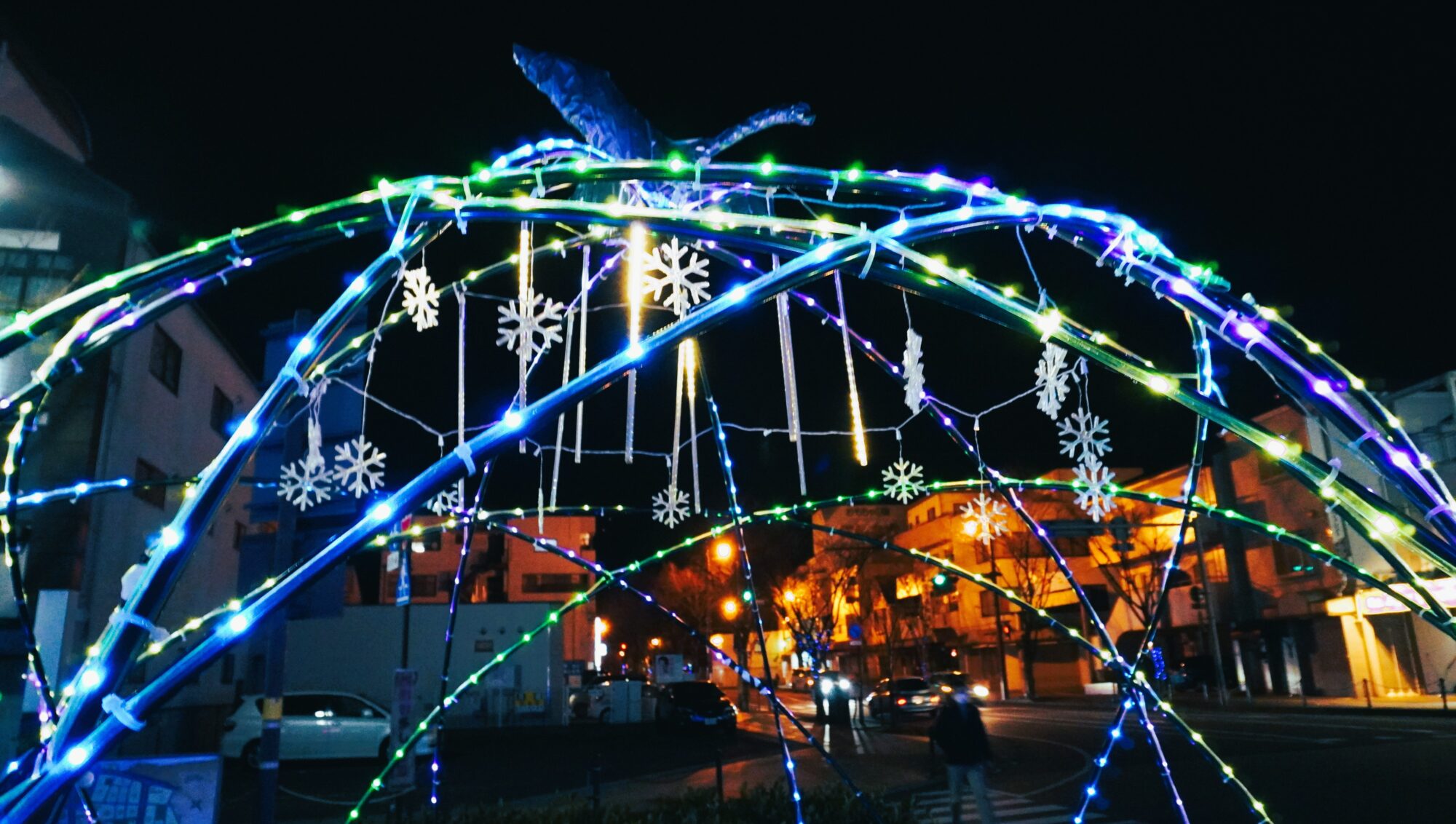 スタードームの雪の結晶